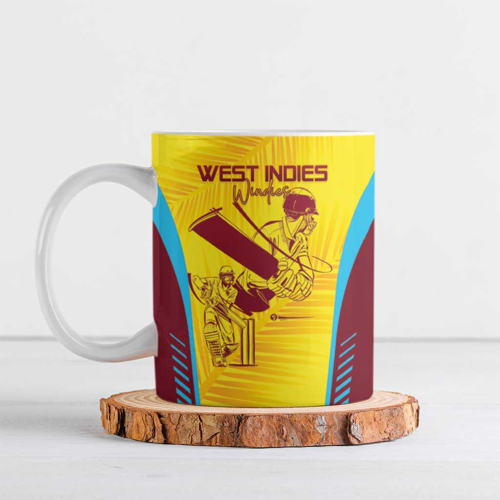 Custom West Indies Cricket Ceramic Mug Go Windies Go - Wonder Print Shop