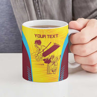 Custom West Indies Cricket Ceramic Mug Go Windies Go - Wonder Print Shop