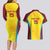 Custom West Indies Cricket Couples Matching Long Sleeve Bodycon Dress and Hawaiian Shirt Go Windies Go - Wonder Print Shop