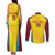 Custom West Indies Cricket Couples Matching Tank Maxi Dress and Long Sleeve Button Shirt Go Windies Go - Wonder Print Shop