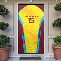 Custom West Indies Cricket Door Cover Go Windies Go - Wonder Print Shop