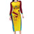 Custom West Indies Cricket Family Matching Long Sleeve Bodycon Dress and Hawaiian Shirt Go Windies Go - Wonder Print Shop
