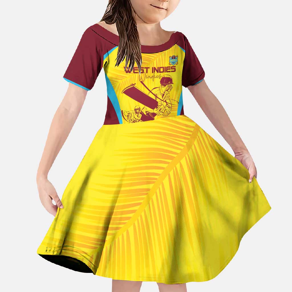Custom West Indies Cricket Family Matching Mermaid Dress and Hawaiian Shirt Go Windies Go - Wonder Print Shop