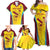 Custom West Indies Cricket Family Matching Off Shoulder Maxi Dress and Hawaiian Shirt Go Windies Go - Wonder Print Shop
