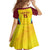 Custom West Indies Cricket Family Matching Off Shoulder Short Dress and Hawaiian Shirt Go Windies Go - Wonder Print Shop