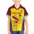 Custom West Indies Cricket Family Matching Off Shoulder Short Dress and Hawaiian Shirt Go Windies Go - Wonder Print Shop