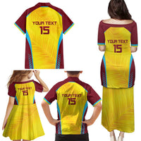 Custom West Indies Cricket Family Matching Puletasi and Hawaiian Shirt Go Windies Go - Wonder Print Shop