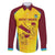 Custom West Indies Cricket Family Matching Short Sleeve Bodycon Dress and Hawaiian Shirt Go Windies Go - Wonder Print Shop