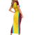 Custom West Indies Cricket Family Matching Short Sleeve Bodycon Dress and Hawaiian Shirt Go Windies Go - Wonder Print Shop