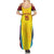 Custom West Indies Cricket Family Matching Summer Maxi Dress and Hawaiian Shirt Go Windies Go - Wonder Print Shop