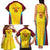 Custom West Indies Cricket Family Matching Tank Maxi Dress and Hawaiian Shirt Go Windies Go - Wonder Print Shop