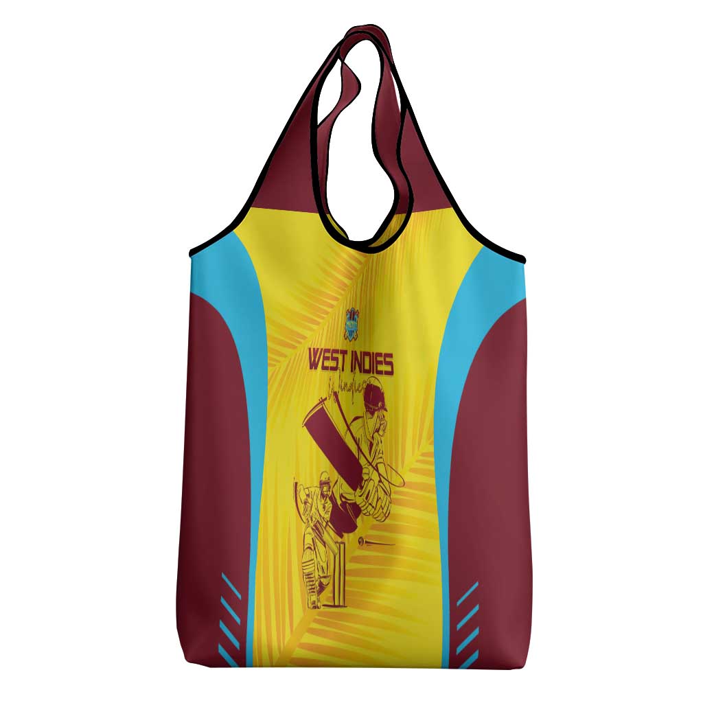 West Indies Cricket Grocery Bag Go Windies Go - Wonder Print Shop