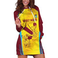 Custom West Indies Cricket Hoodie Dress Go Windies Go - Wonder Print Shop