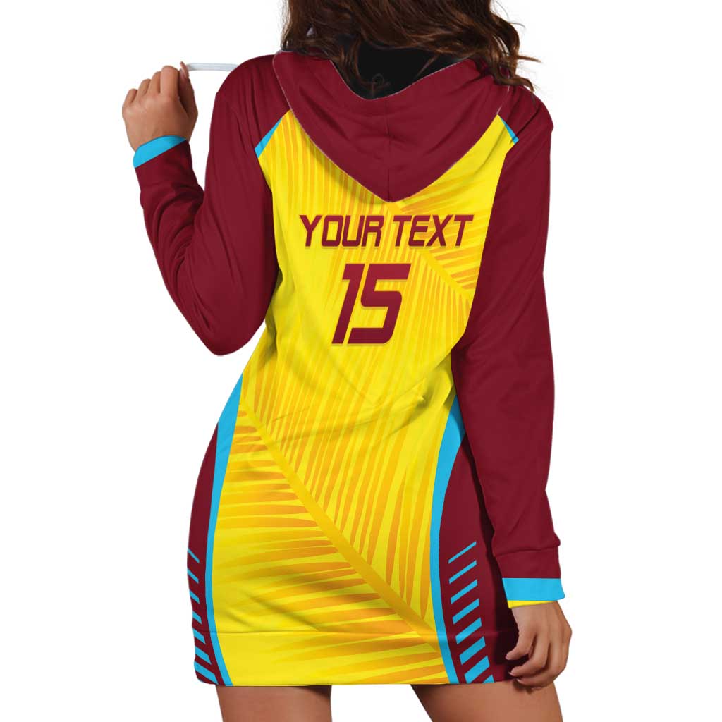 Custom West Indies Cricket Hoodie Dress Go Windies Go - Wonder Print Shop