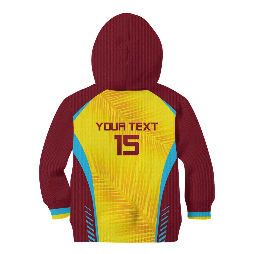 Custom West Indies Cricket Kid Hoodie Go Windies Go - Wonder Print Shop
