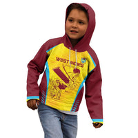 Custom West Indies Cricket Kid Hoodie Go Windies Go - Wonder Print Shop