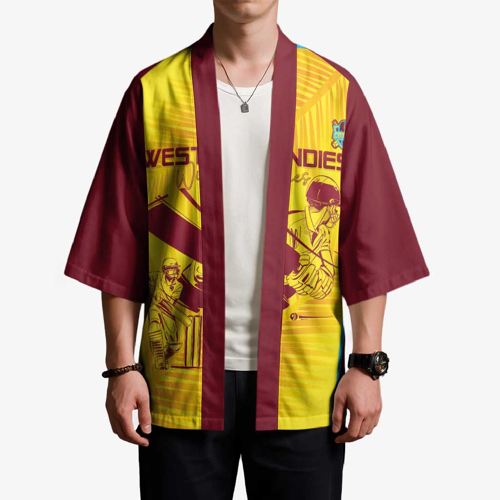 Custom West Indies Cricket Kimono Go Windies Go - Wonder Print Shop