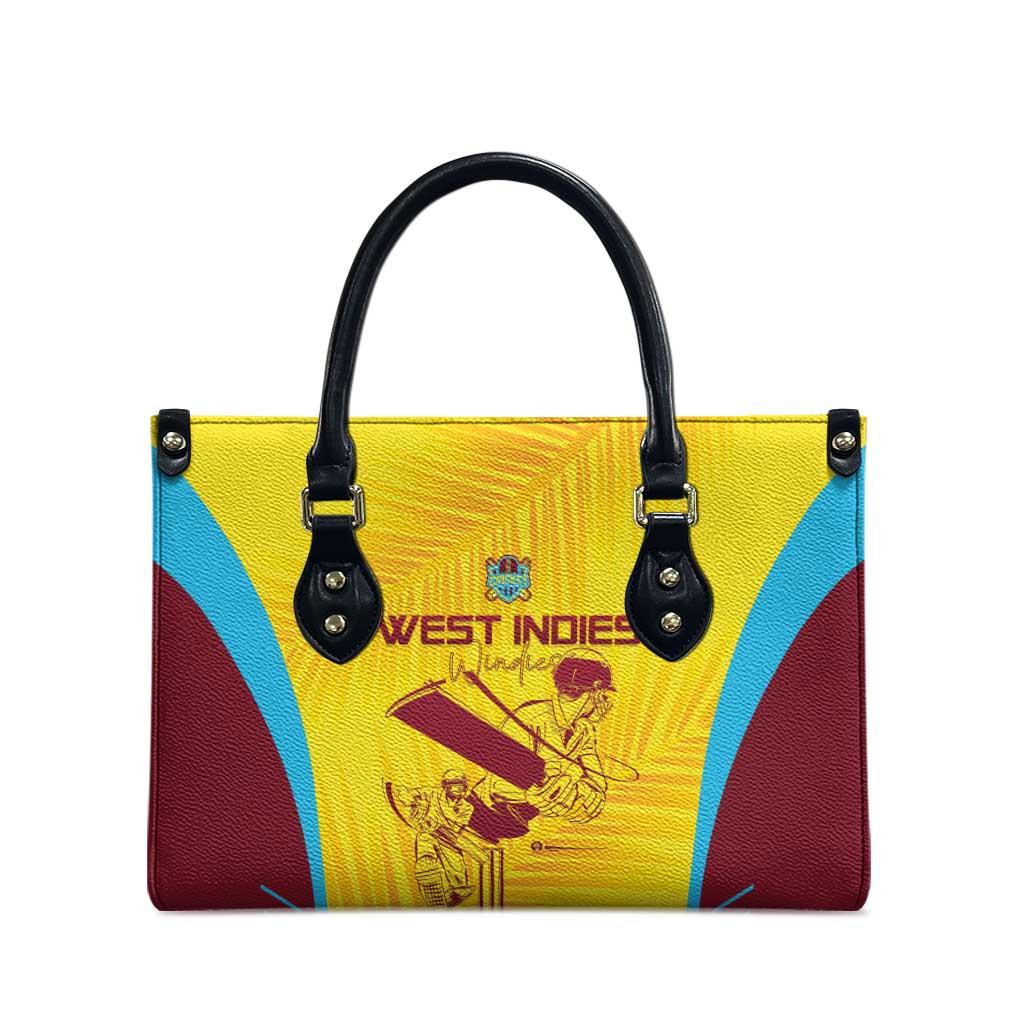 West Indies Cricket Leather Bag Go Windies Go - Wonder Print Shop
