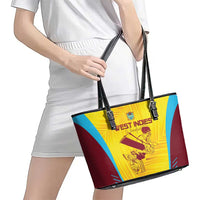 West Indies Cricket Leather Tote Bag Go Windies Go - Wonder Print Shop