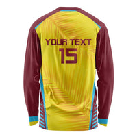 Custom West Indies Cricket Long Sleeve Shirt Go Windies Go - Wonder Print Shop