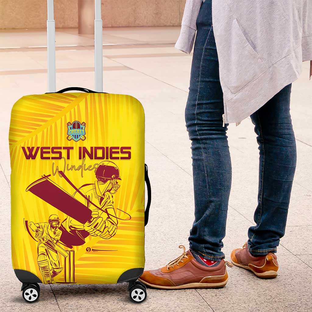 West Indies Cricket Luggage Cover Go Windies Go - Wonder Print Shop