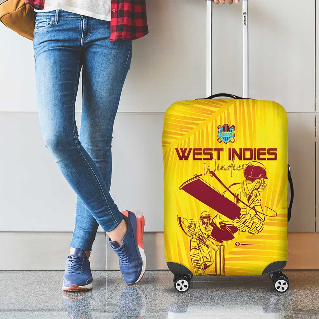 West Indies Cricket Luggage Cover Go Windies Go - Wonder Print Shop