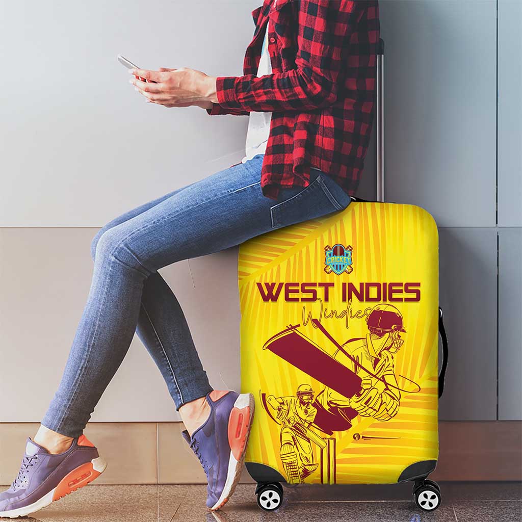 West Indies Cricket Luggage Cover Go Windies Go - Wonder Print Shop