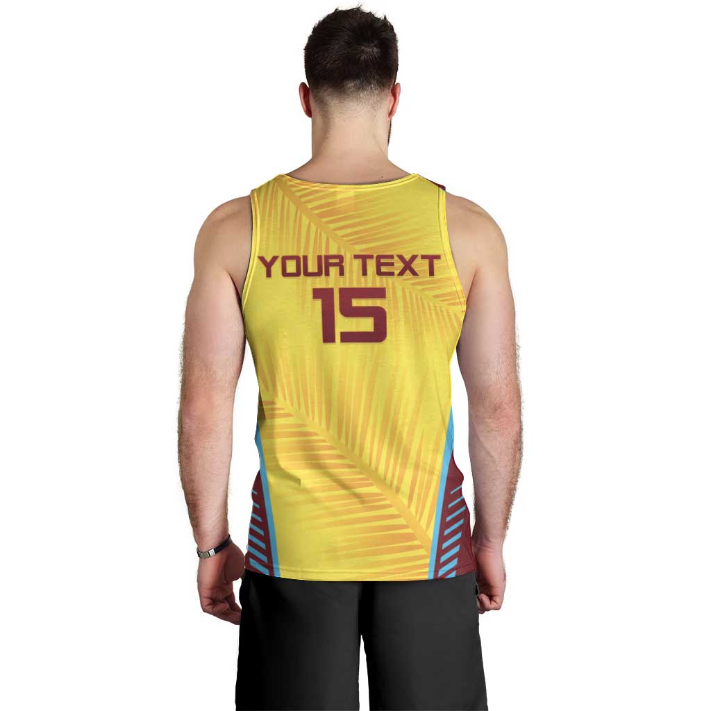 Custom West Indies Cricket Men Tank Top Go Windies Go - Wonder Print Shop