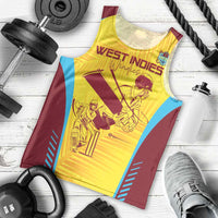 Custom West Indies Cricket Men Tank Top Go Windies Go - Wonder Print Shop