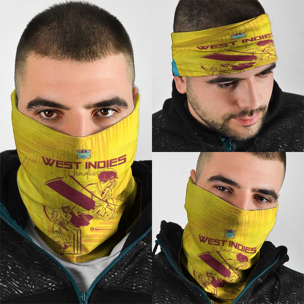 West Indies Cricket Neck Gaiter Go Windies Go - Wonder Print Shop