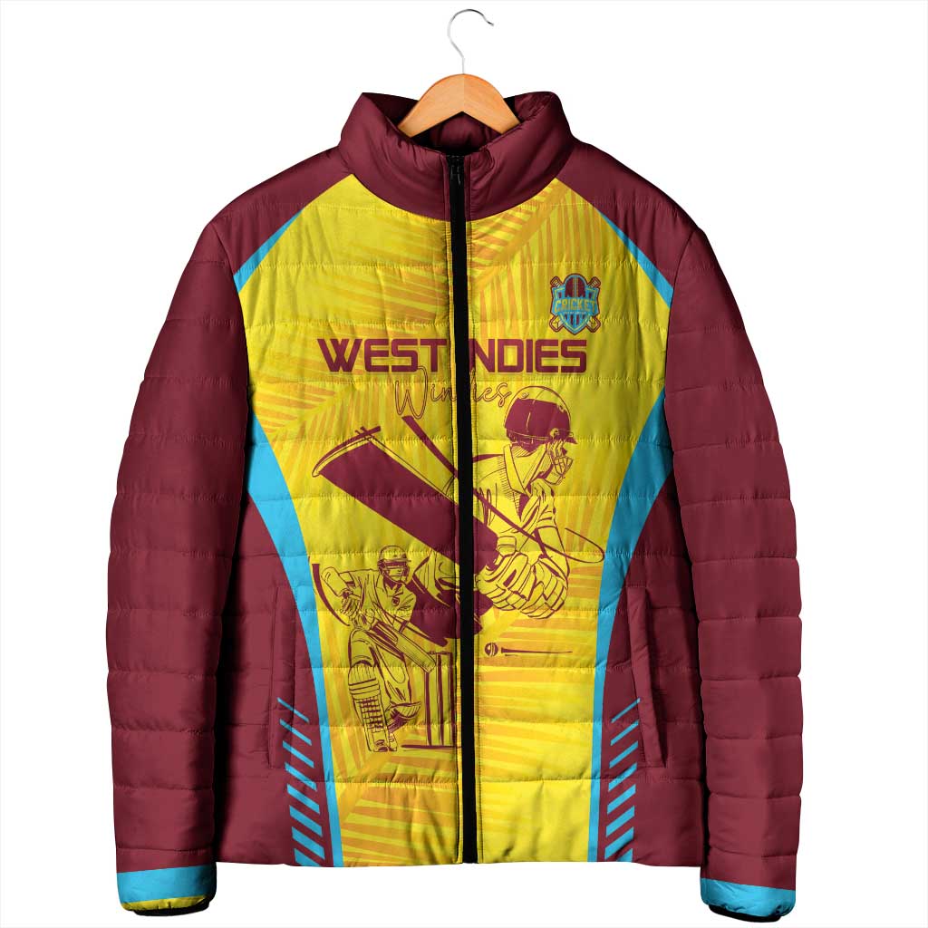 Custom West Indies Cricket Padded Jacket Go Windies Go - Wonder Print Shop