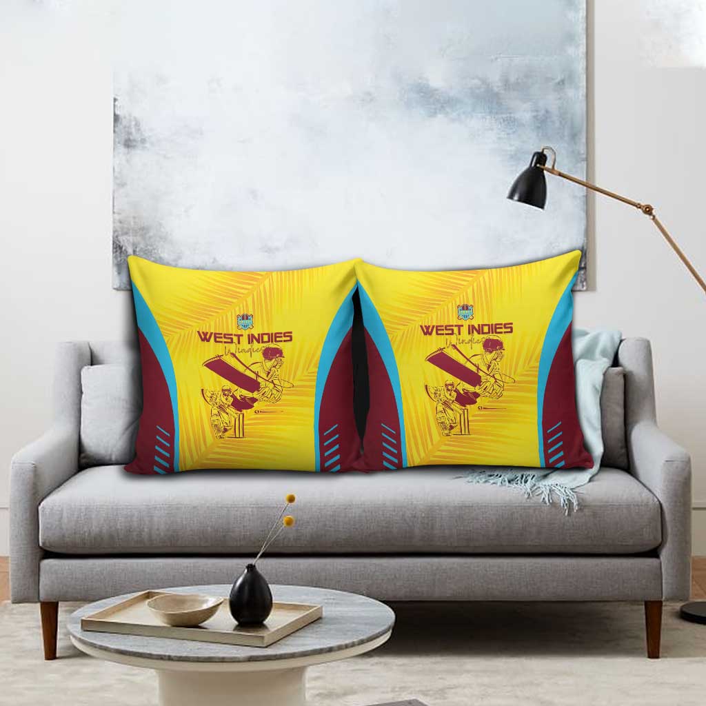 West Indies Cricket Pillow Cover Go Windies Go - Wonder Print Shop