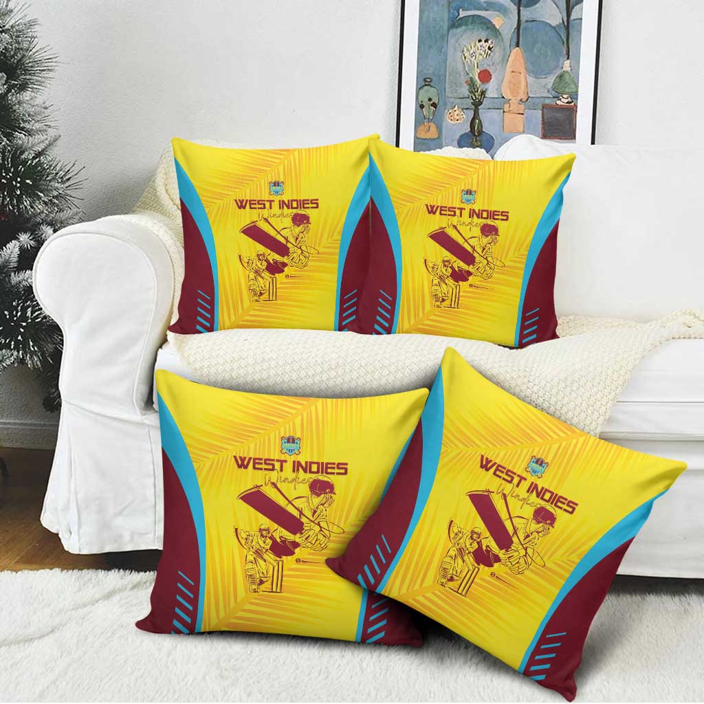 West Indies Cricket Pillow Cover Go Windies Go - Wonder Print Shop