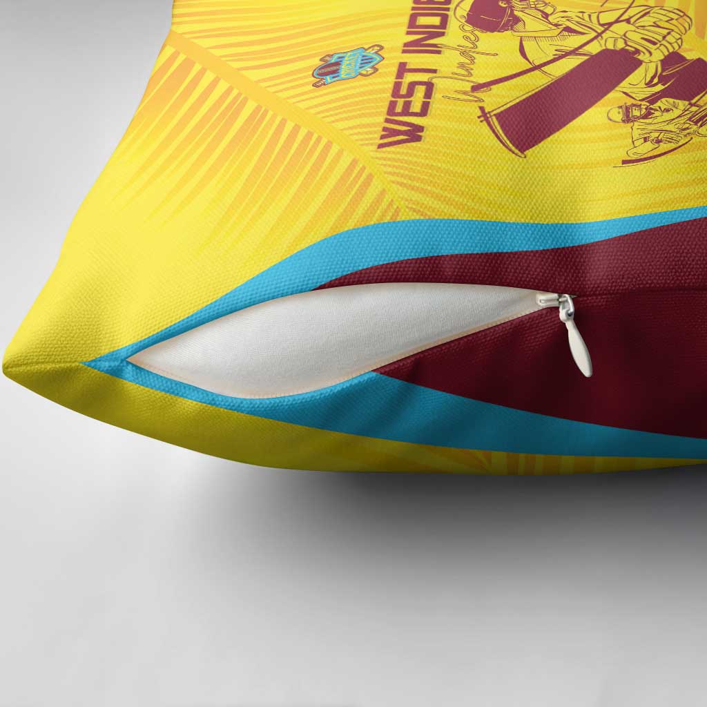 West Indies Cricket Pillow Cover Go Windies Go - Wonder Print Shop