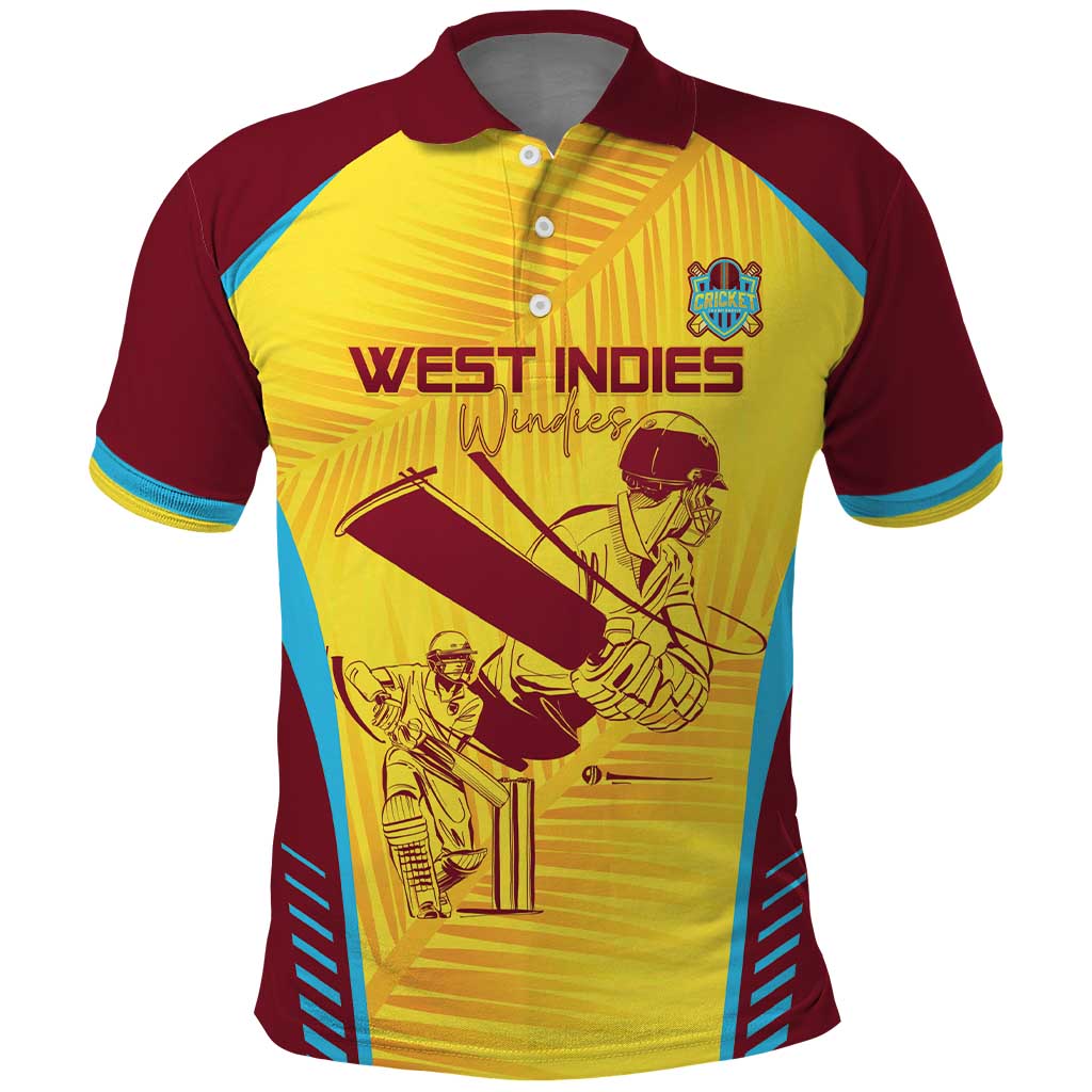 Custom West Indies Cricket Polo Shirt Go Windies Go - Wonder Print Shop