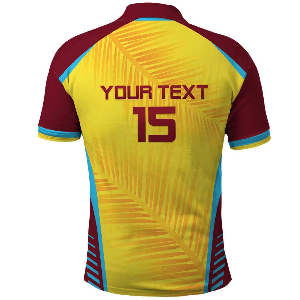 Custom West Indies Cricket Polo Shirt Go Windies Go - Wonder Print Shop