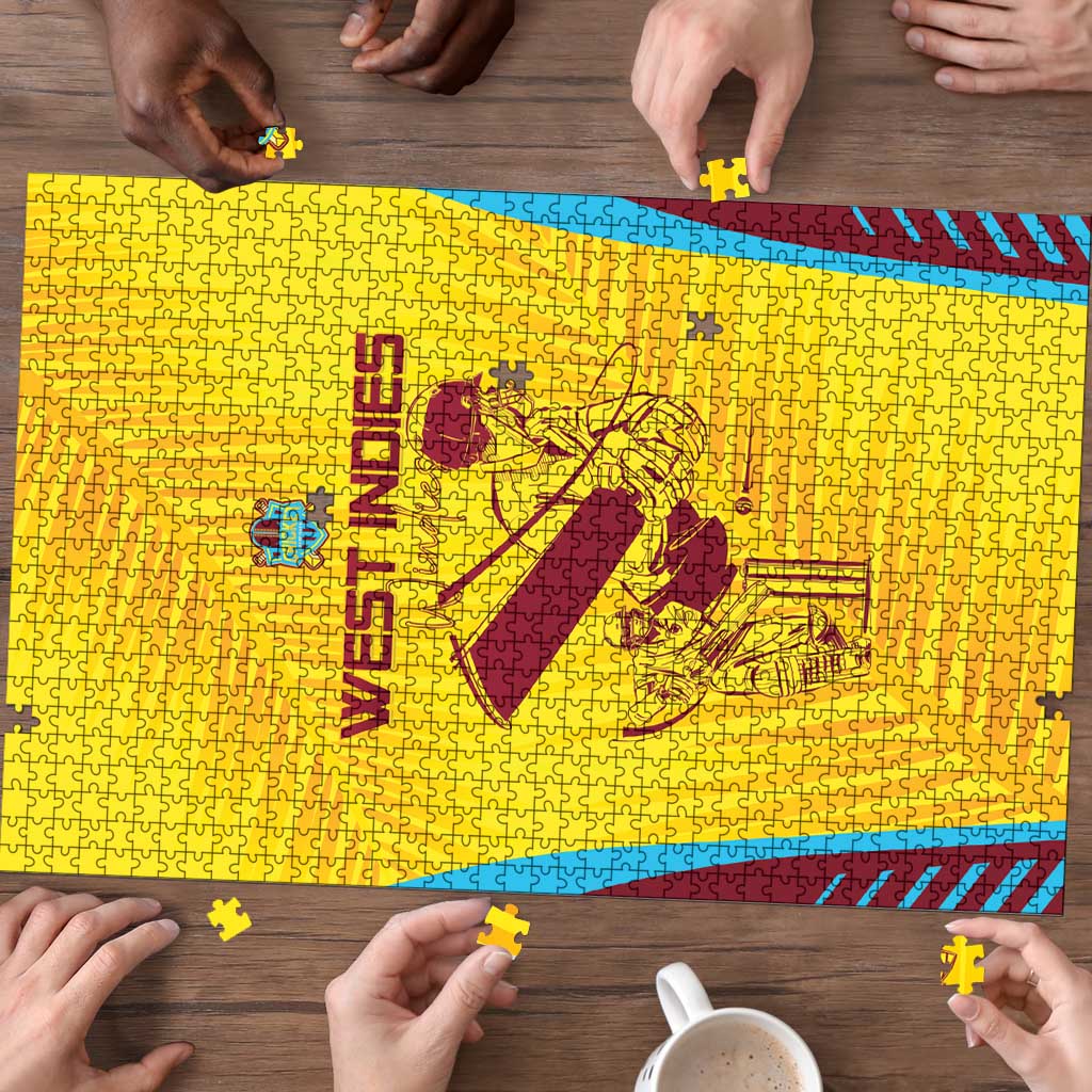 West Indies Cricket Puzzle Go Windies Go - Wonder Print Shop