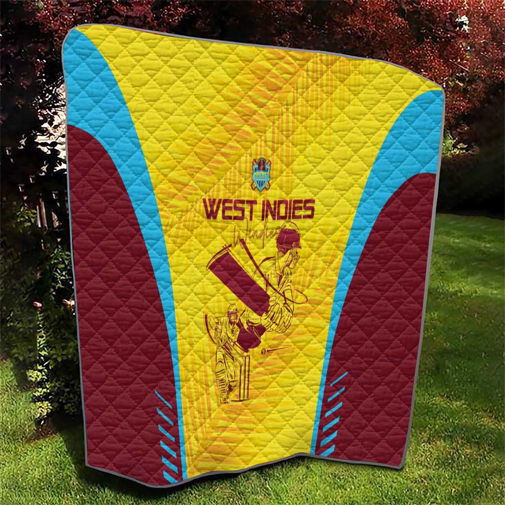 West Indies Cricket Quilt Go Windies Go - Wonder Print Shop