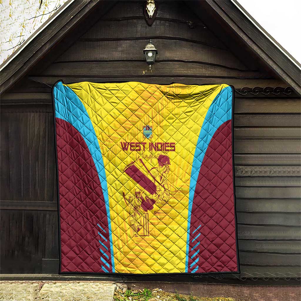 West Indies Cricket Quilt Go Windies Go - Wonder Print Shop