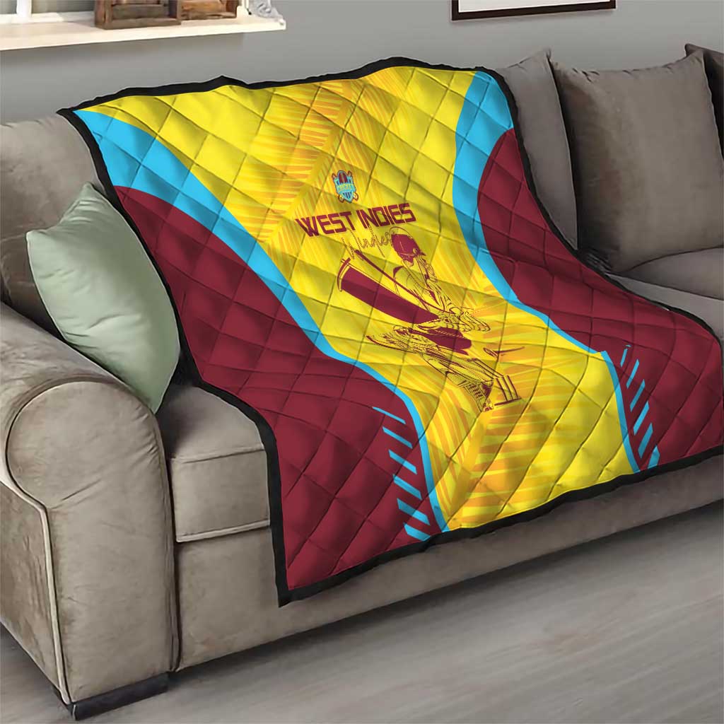 West Indies Cricket Quilt Go Windies Go - Wonder Print Shop