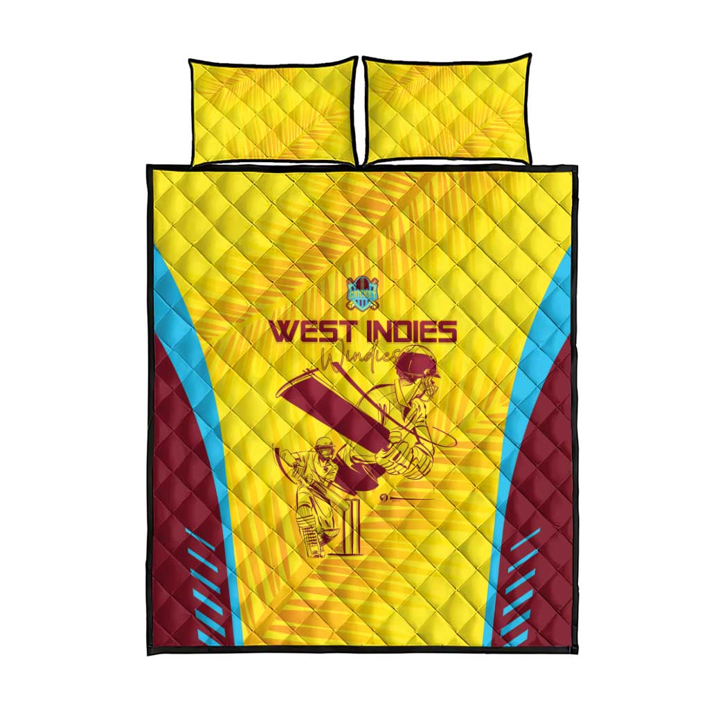 West Indies Cricket Quilt Bed Set Go Windies Go - Wonder Print Shop
