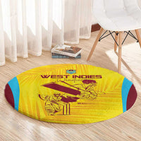 West Indies Cricket Round Carpet Go Windies Go - Wonder Print Shop