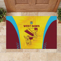 West Indies Cricket Rubber Doormat Go Windies Go - Wonder Print Shop