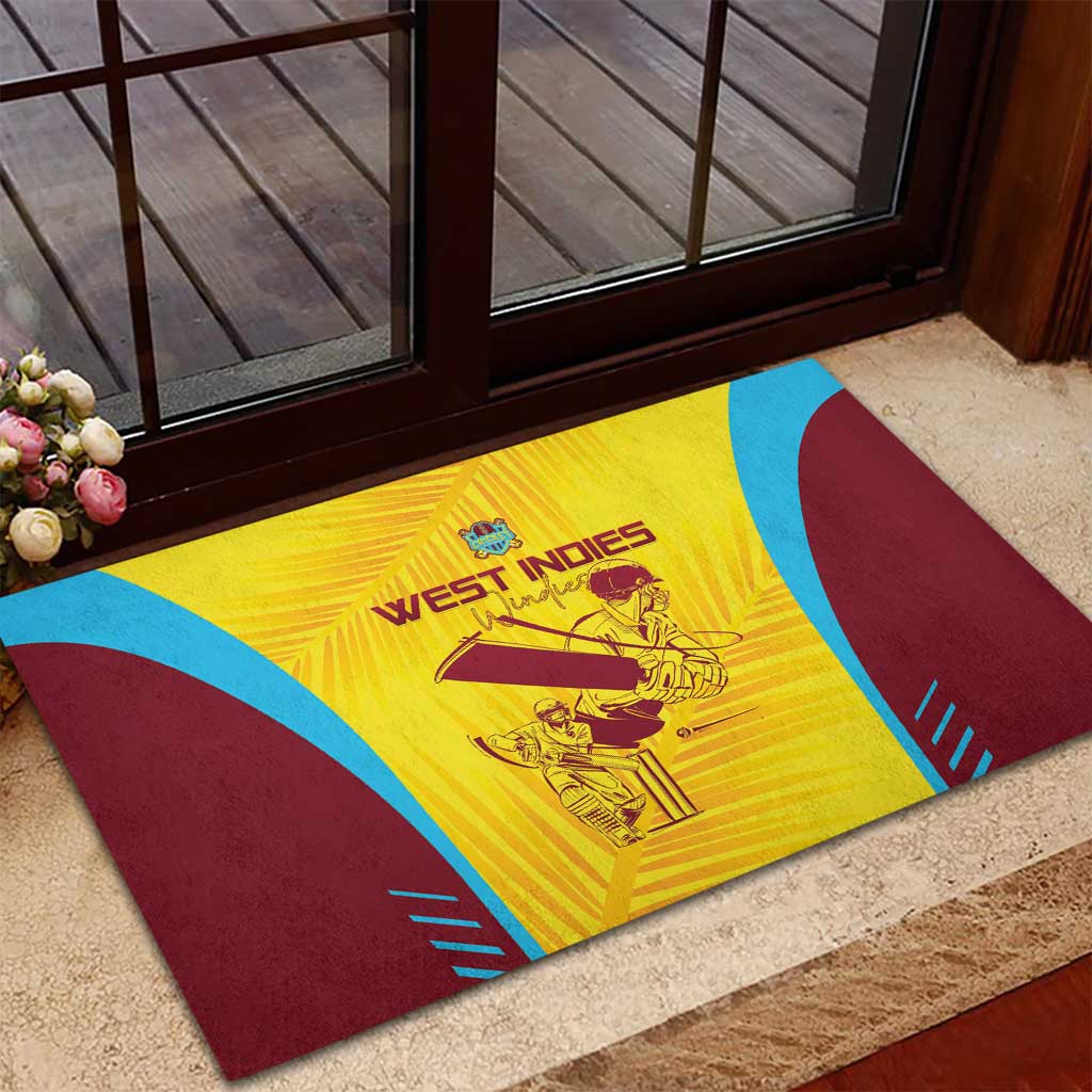 West Indies Cricket Rubber Doormat Go Windies Go - Wonder Print Shop