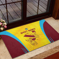 West Indies Cricket Rubber Doormat Go Windies Go - Wonder Print Shop