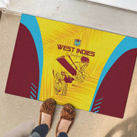 West Indies Cricket Rubber Doormat Go Windies Go - Wonder Print Shop