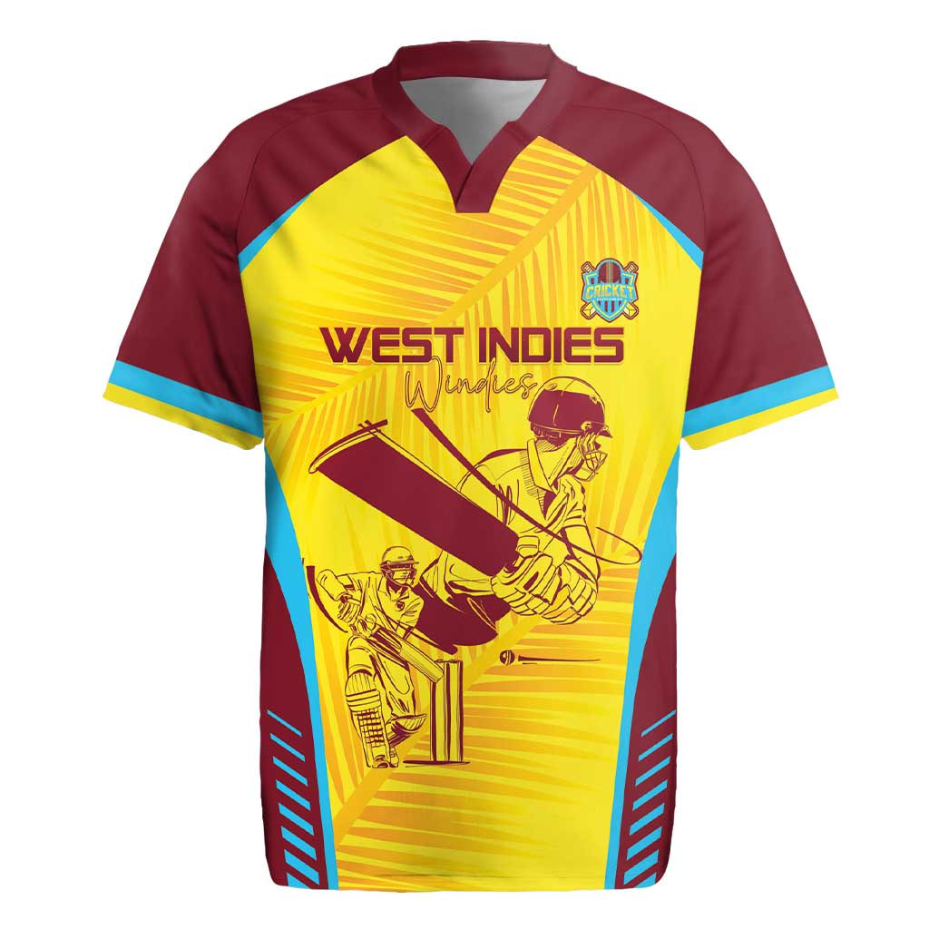 Custom West Indies Cricket Rugby Jersey Go Windies Go - Wonder Print Shop
