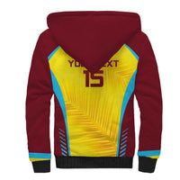 Custom West Indies Cricket Sherpa Hoodie Go Windies Go - Wonder Print Shop