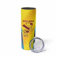 Custom West Indies Cricket Skinny Tumbler Go Windies Go - Wonder Print Shop