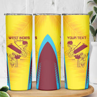 Custom West Indies Cricket Skinny Tumbler Go Windies Go - Wonder Print Shop